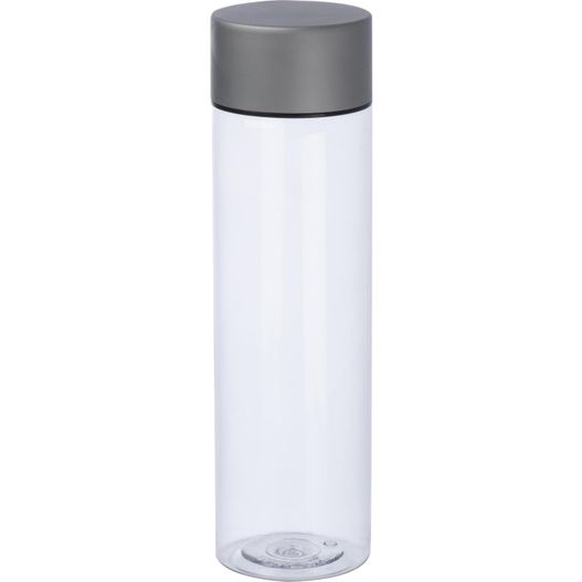 eine glaswasserflasche mit grauem deckel Tritan Trinkflasche Aversa (Bild 1)