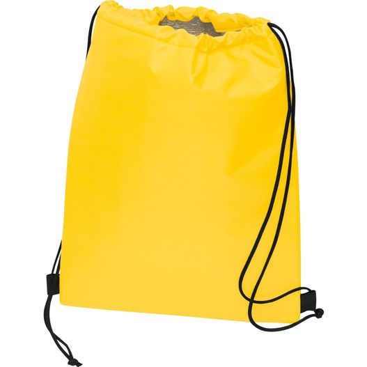 eine gelbe beuteltasche mit einem schwarzen beutel 2in1 Kühltasche/Sportbeutel Oria (Bild 1)