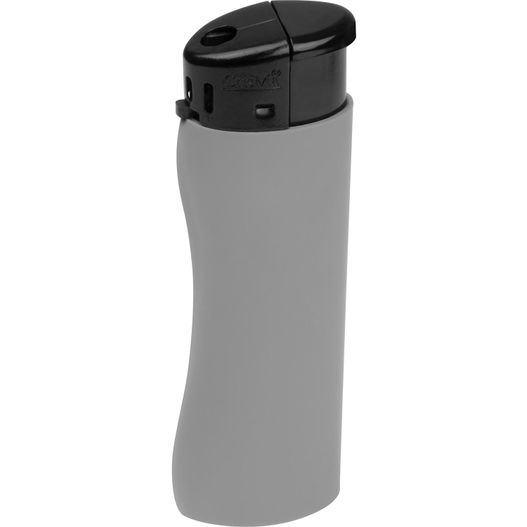 eine weiße und schwarze flasche mit schwarzem deckel Elektronikfeuerzeug Mouscron (Bild 1)