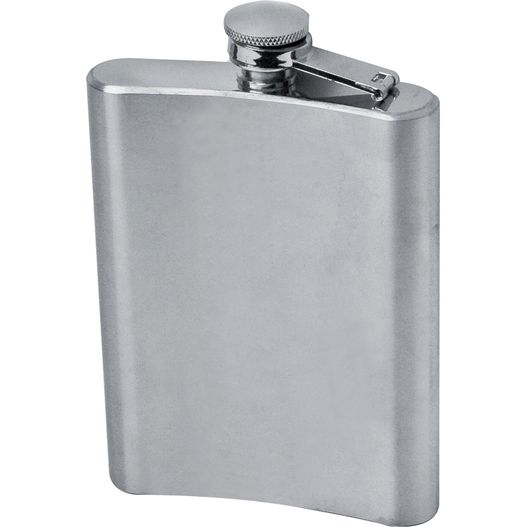 eine flasche mit einer metallkappe auf weißem hintergrund Flachmann Kansas City (Bild 1)