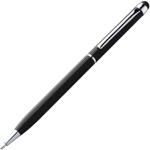 ein stift mit schwarzem körper und silberspitze Metall Kugelschreiber New Orleans (Bild 1)