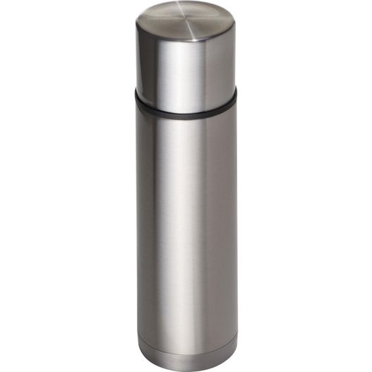 eine thermoflasche aus edelstahl mit schwarzem deckel Isolierkanne Babylon (Bild 1)