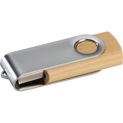 ein metall- und holz usb-laufwerk mit einem holzgriff USB-Stick Suruç 4 GB (Bild 1)