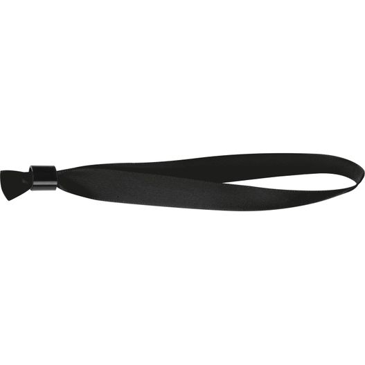 schwarzer lanyard mit metallverschluss Veranstaltungsbändchen Mansfield (Bild 1)