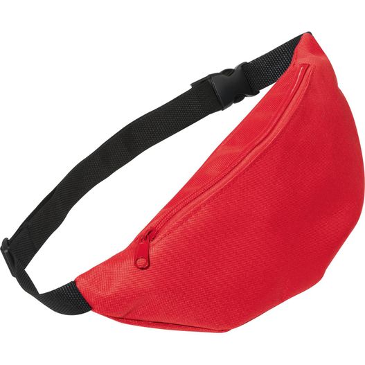 eine rote fanny tasche mit einem schwarzen armband Gürteltasche Caravelas (Bild 1)