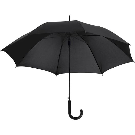 ein schwarzer regenschirm mit schwarzem griff auf weißem hintergrund XL Automatikschirm Limoges (Bild 1)