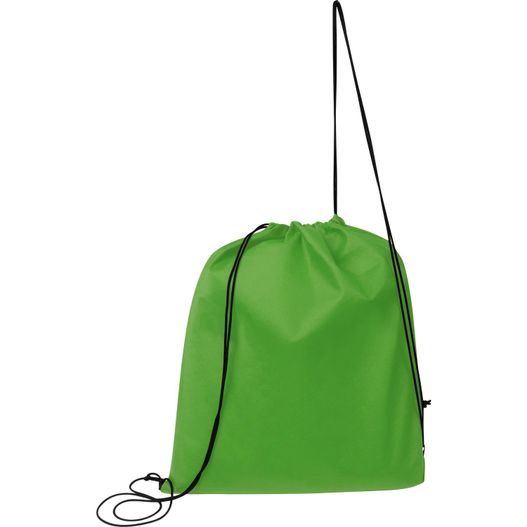 eine grüne tasche mit einer schwarzen saite Non Woven Sportbeutel Seoul (Bild 1)