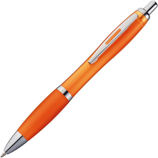 ein stift mit metallspitze und orangen körper Kugelschreiber Moscow (Bild 1)