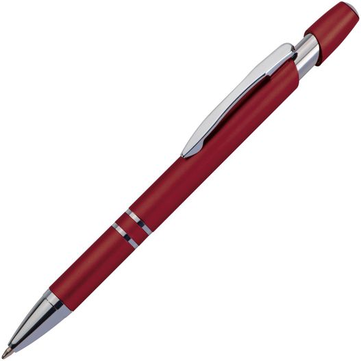 ein roter stift mit silberner spitze Kugelschreiber Epping (Bild 1)