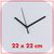 Wanduhr mit Allover Ziffernblatt Bel Air (Bild 4)