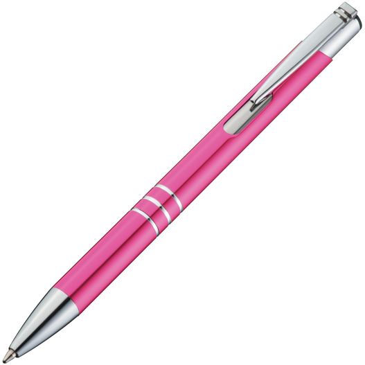 ein rosa stift mit einer silbernen spitze Metall Kugelschreiber Ascot (Bild 1)