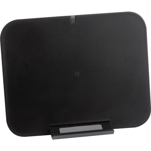 eine schwarze uhr auf einer weißen oberfläche Induktionsladegerät Crawley (picture 1)