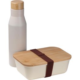 Produktabbildung Set Lunchbox mit Edelstahlflasche Toronto Set Lunchbox mit Edelstahlflasche Toronto