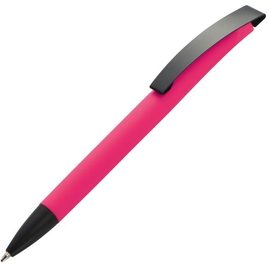 ein pinker stift mit schwarzen spitzen und einer schwarzen spitze Kugelschreiber Brescia (Bild 1)