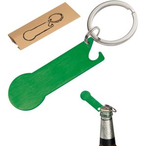 Schlüsselanhänger mit Einkaufschip Stickit