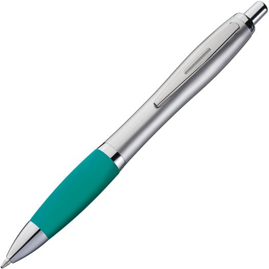 ein stift mit einer grünen spitze und silbernen körper Kugelschreiber St. Petersburg (Bild 1)
