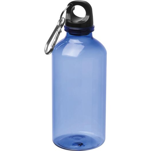 eine blaue wasserflasche mit einem karabiner auf der oberseite Trinkflasche Mechelen (Bild 1)