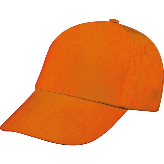 eine orange baseballkappe mit niedrigem profil 5 Panel Baseballcap Santa Fe (Bild 1)