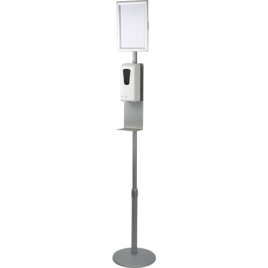 ein silberfarbenes standbild mit monitor Desinfektionssäule Saint John (Bild 1)