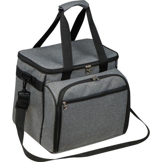 eine graue kühltasche mit einem schwarzen armband Picknicktasche Mumbai (Bild 1)