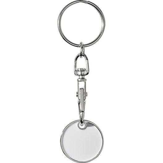 eine schlüsselkette mit rundem metallschlüssel Schlüsselanhänger Arras (Bild 1)