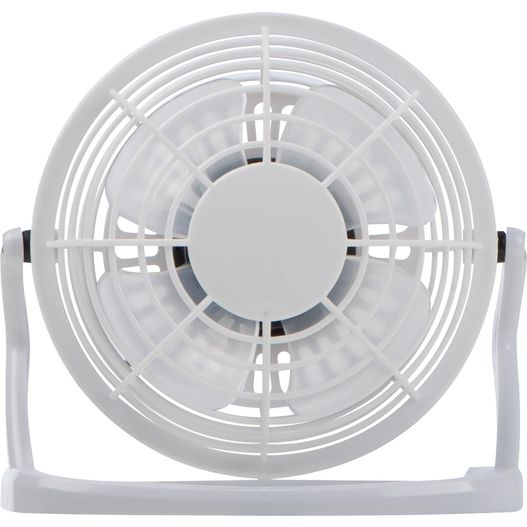 ein weißer fan auf einem stand auf weißem hintergrund Tischventilator Bali (Bild 1)