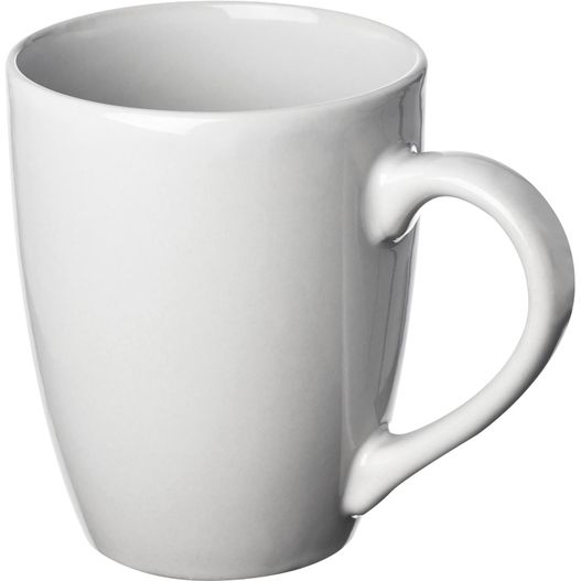 eine weiße kaffeetasse mit einem griff Keramiktasse Antwerpen (Bild 1)