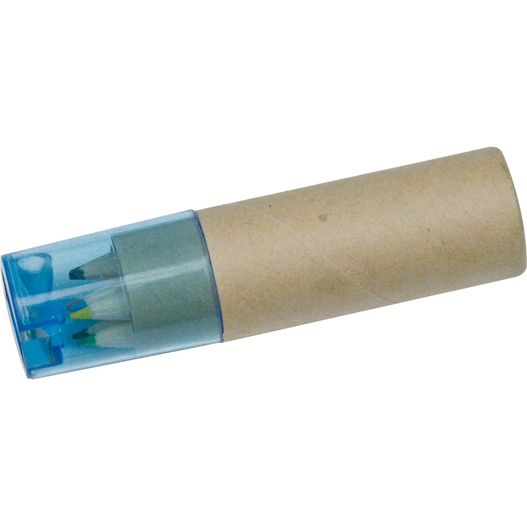 ein rohr von bleistiften mit einem blauen radiergummi Holzbuntstifte Becky (Bild 1)