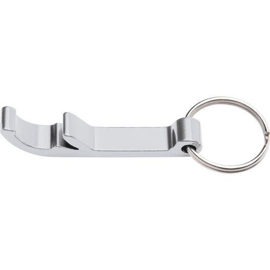ein metallschlüsselring mit einem metallring Flaschenöffner Worcester (Bild 1)