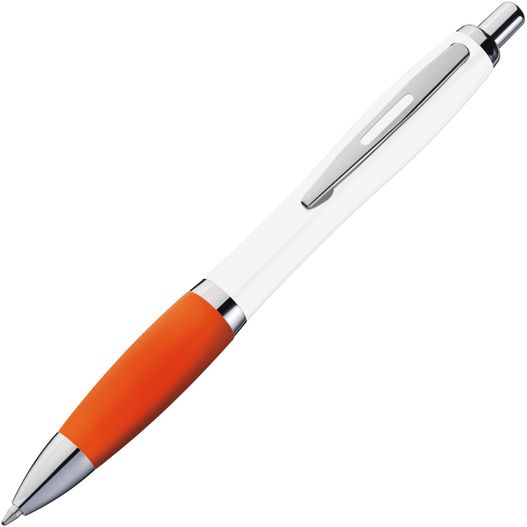 ein stift mit metallspitze und orangen körper Kugelschreiber Kaliningrad (Bild 1)