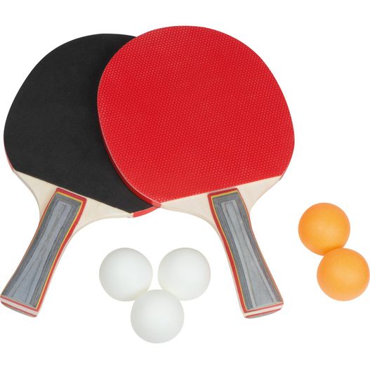 zwei ping pong paddels und drei bälle Tischtennisset Maastricht (Bild 1)
