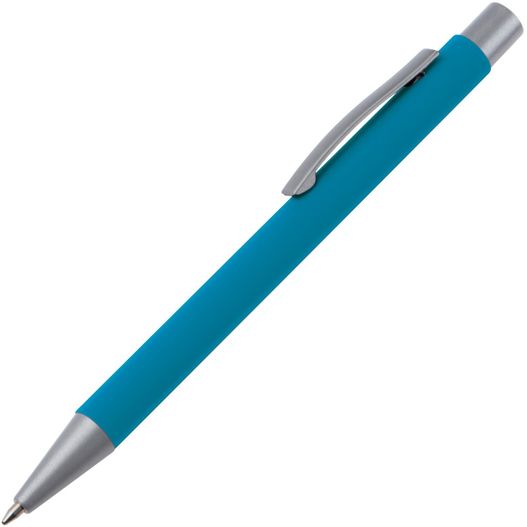 ein stift mit einer metallspitze und einem blauen körper Metall Kugelschreiber Abu Dhabi (Bild 1)