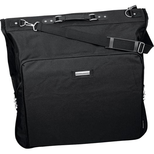 eine schwarze tasche mit einem riemen darauf Kleidersack Santander (Bild 1)