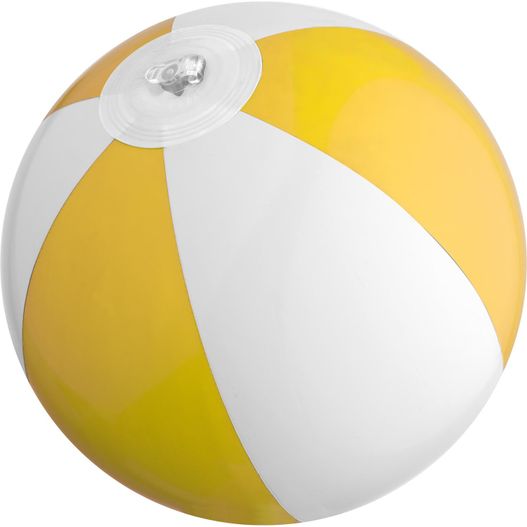 ein strandball mit einem weißen knopf oben Mini Wasserball Acapulco (Bild 1)