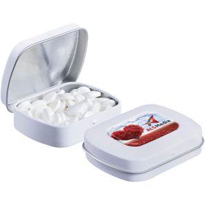 Mini Klappdeckeldose mit Doming mit Minze