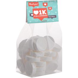 Produktabbildung Blockbeutel mit Topkarte und 150 g Süssigkeiten Blockbeutel mit Topkarte und 150 g Süssigkeiten