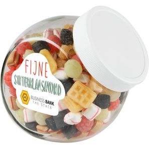 Medium Glas 0,9 Liter gefüllt mit Süßigkeiten