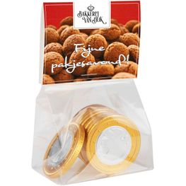 Blockbeutel mit Topkarte und 50 g Süssigkeiten