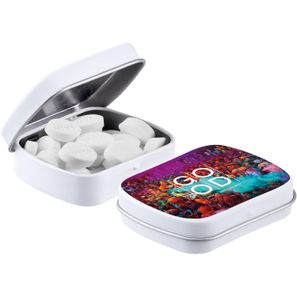 Mini Klappdeckeldose mit Pfefferminz