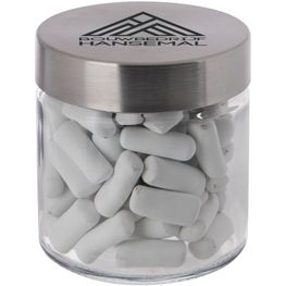 Produktabbildung Glas 0,35 Liter gefüllt mit Süßigkeiten Glas 0,35 Liter gefüllt mit Süßigkeiten