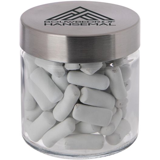 Produktabbildung Glas 0,35 Liter gefüllt mit Süßigkeiten Glas 0,35 Liter gefüllt mit Süßigkeiten (Bild 1)