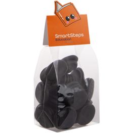 Blockbeutel mit Headerkarte in Ihrer eigenen Form und 150 Gramm Süßigkeiten