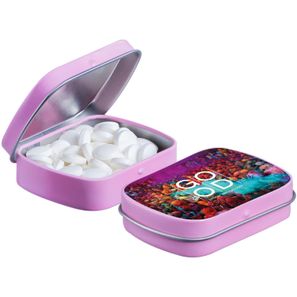 Mini Klappdeckeldose mit Pfefferminz