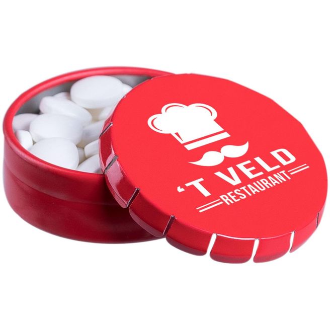 Produktabbildung Super Mini Klick-Klack Dose gefüllt mit Süßigkeiten Super Mini Klick-Klack Dose gefüllt mit Süßigkeiten