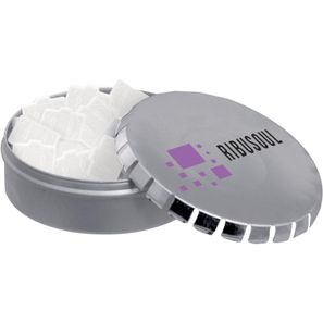 Klick-Klack Dose gefüllt mit Pfefferminz in Standardform