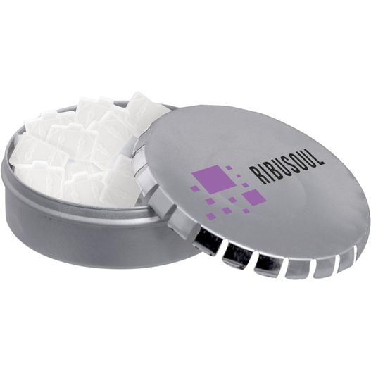 Klick-Klack Dose gefüllt mit Pfefferminz in Standardform (Bild 1)