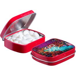 Mini Klappdeckeldose mit Pfefferminz