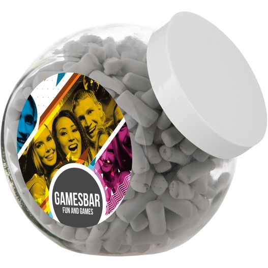 Großes Glas 2 Liter gefüllt mit Süßigkeiten (Bild 1)