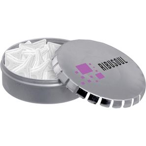 Klick-Klack Dose gefüllt mit Pfefferminz in Standardform