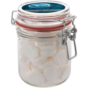 Maxi Weckglas 0,4 Liter, mit Süßigkeiten